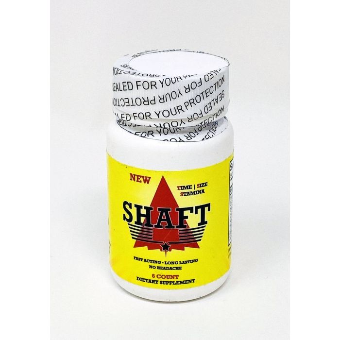 Shaft Dietary Supplement Male Enhancement 6ct Bottle 1800mg Pill - supplemynts.com