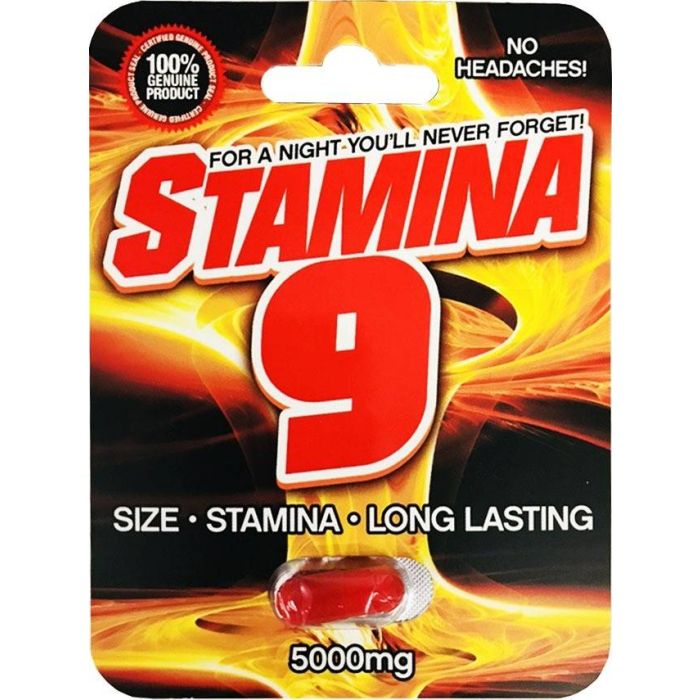 Stamina 9 Pill 5000mg Red Male Enhancement - supplemynts.com
