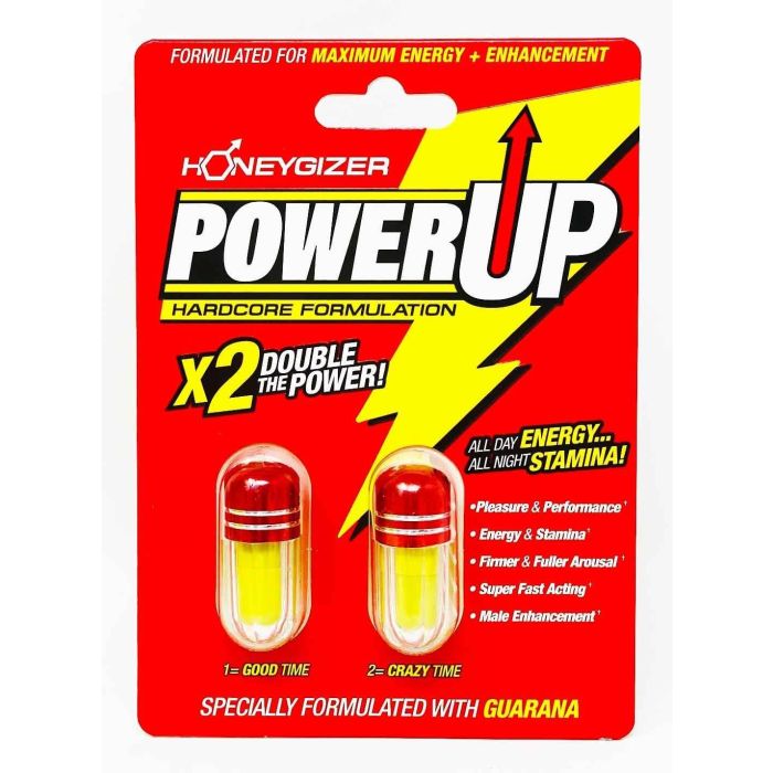 Power Up Honeygizer Hardcore Formula Double Pills - supplemynts.com
