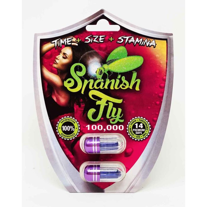 Spanish Fly 100000 Male Enhancement Double Pill - supplemynts.com