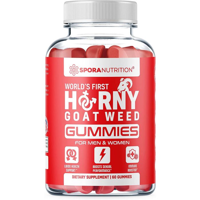 Spora Nutrition Immune Booster Horny Goat Weed Gummies Libido Health - supplemynts.com