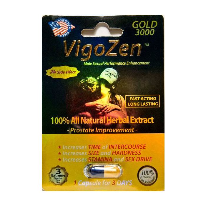 Vigozen Gold 3000 Male Sexual Performance Enhancement - supplemynts.com