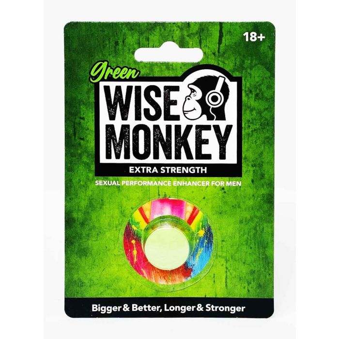 Wise Monkey Green Extra Strength Male Enhancement Pill - supplemynts.com