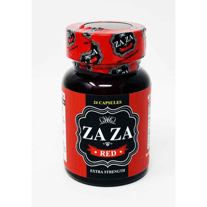 Za Za Red Extra Strength 700mg Energy 24 Pills Bottle - supplemynts.com