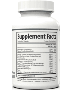 1 Body Brain Support Focus Boost Supplement 90 Veggie Caps