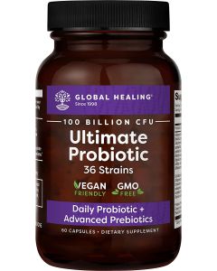 100 billion CFU Ultimate Probiotic 36 Strains Global Healing Vegan