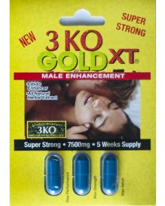 3 Ko Blue Xt Male Sexual Enhancer 2500mg Natural Herbal Extract One Pack - supplemynts.com
