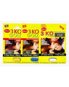 3 Ko Pack 3 Capsules Gold Blue White Male Enhancer Pill - supplemynts.com