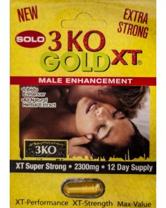 3 Ko Solo Gold Xt Male Libido Enhancer Pill 2300mg - supplemynts.com