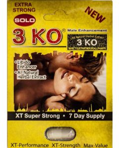 3 Ko White Solo Xt 1200mg Male Enhancement Pill - supplemynts.com