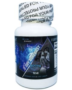 5 Day Forecast 1600mg Dietary Male Supplement 12 Pills Bottle - supplemynts.com