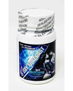 5 Day Forecast 1600mg Dietary Male Supplement 3 Pills Bottle - supplemynts.com