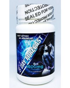 5 Day Forecast 1600mg Dietary Male Supplement 6 Pills Bottle - supplemynts.com