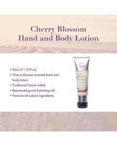 A La Maison Cherry Blossom Hand Body Lotion 5 Oz Bottle Paraben Free