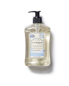 A La Maison Fresh Sea Salt Liquid Hand Soap 16.9 Oz Bottle