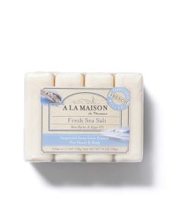 A La Maison Fresh Sea Salt Moisturizing Bar Soap 4 Ct 3.5 Oz