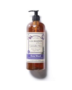 A La Maison Lavender Aloe Hydrating Body Wash 25.36 Oz Shower Gel