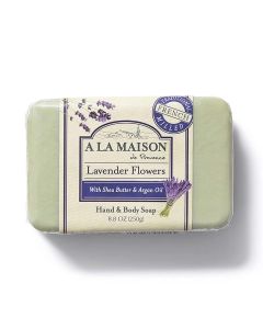 A La Maison Lavender Flower Bar Soap Natural Moisturizing 8.8 Oz