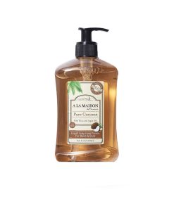A La Maison Pure Coconut Liquid Hand Soap 16.9 Oz Bottle - supplemynts.com