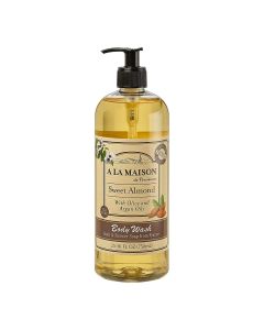 A La Maison Sweet Almond Hydrating Body Wash 25.36 Oz Shower Gel