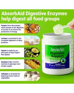 AbsorbAid Digestive Support Powder Vegan Gluten Free