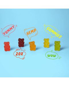 Addot Welllife Hemp Vitamin 60 Vegan Gummies Promotes Relaxation - supplemynts.com