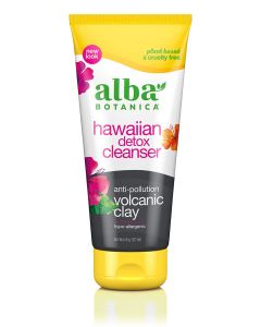 Alba Botanica Hawaiian Detox Cleanser Anti Pollution Volcanic Clay 6Oz