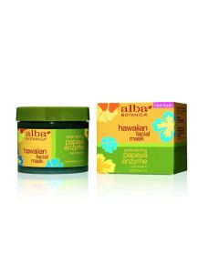 Alba Botanica Hawaiian Facial Mask Pore Fecting Papaya Enzyme 3 Oz