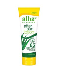 Alba Botanica Hydrating After Sun Lotion %85 Aloe Vera 8 Oz