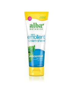 Alba Botanica Very Emollient Unscented Max Moisture Cream Shave 8 Oz