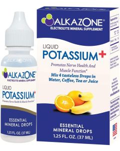 Alkazone Liquid Potassium+ Essential Mineral Drops 1.25 Oz - supplemynts.com