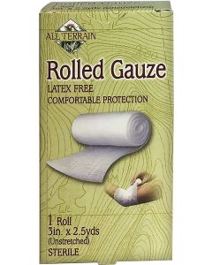 All Terrain Latex Free Rolled Gauze Pads 3" 2.5 Yds Bandaging