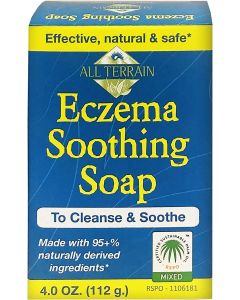 All Terrain Natural Ingredients Eczema Soothing Soap Bar 4 Oz