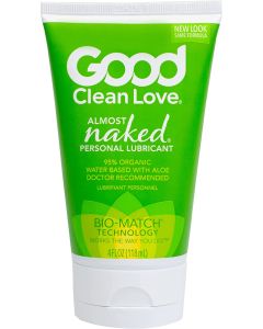 Almost Naked Organic Personal Lubricant 4 oz Good Clean Love