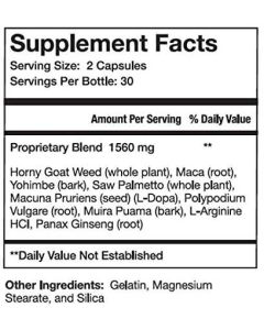 Alpha Xl Energy Stamina Booster Male Performance Supplement 60 Capsule - supplemynts.com