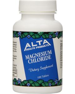 Alta Health Magnesium Chloride Tablets Unflavored 100 Count - supplemynts.com