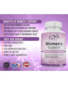 Amate Life Women’s Support Natural Hormone Regulation 60 Caps
