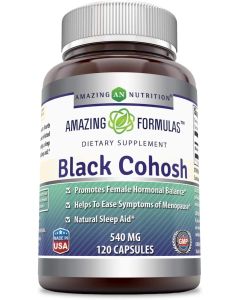 Amazing Formulas Black Cohosh 540mg 120 Caps Female Hormonal Balance