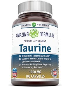 Amazing Formulas Cardiovascular Health Taurine 1000mg 100 Capsules