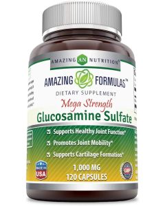 Amazing Formulas Glucosamine Sulfate 1000mg 120 Capsules Joint Support - supplemynts.com