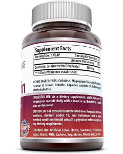 Amazing Formulas Quercetin 500 Mg 120 Veggie Caps Healthy Aging