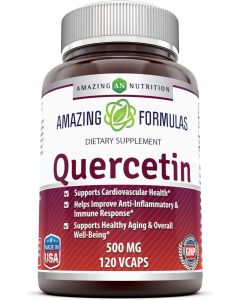 Amazing Formulas Quercetin 500 Mg 120 Veggie Caps Healthy Aging