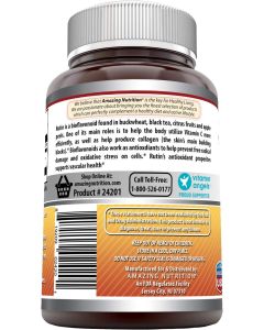 Amazing Formulas Rutin 500mg Tablets Antioxidant Properties