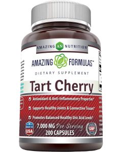 Amazing Formulas Tart Cherry Extract 7000 Mg 200 Capsules Joint Health - supplemynts.com