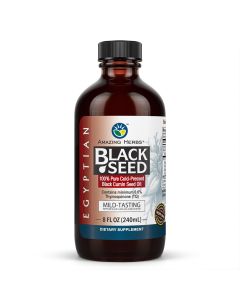 Amazing Herbs Egyptian Black Seed Oil Mild Flavor Gluten Free - supplemynts.com