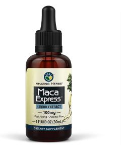 Amazing Herbs Maca Express Liquid Extract 1 Oz Alcohol Free - supplemynts.com