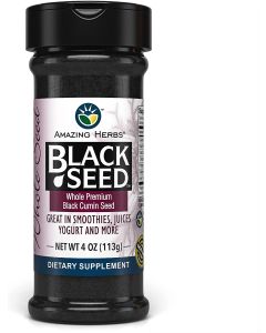 Amazing Herbs Whole Premium Black Cumin Seed Gluten Free Supplement - supplemynts.com