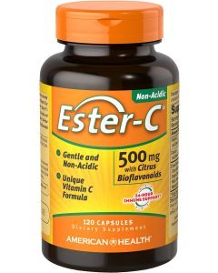 American Health Ester-C 500 mg with Citrus Bioflavonoids Capsules