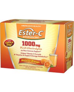 American Health Ester-C Effervescent Powder Packets 1000mg 21 Count