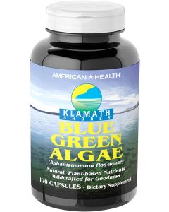American Health Klamath Shores Natural Blue Green Algae 120 Capsules